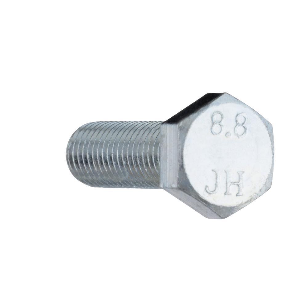 M12-1.75 x 40 mm Class 8.8 Zinc Plated Hex Bolt - Super Arbor