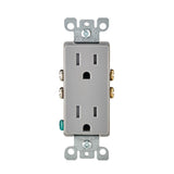 Decora 15 Amp Tamper-Resistant Duplex Outlet, White (10-Pack) - Super Arbor