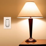 Wireless DIY 3-Way On/Off Lighting Control Wall Switch Set -White - Super Arbor