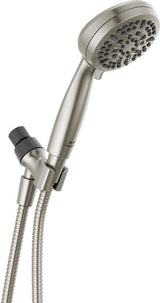 Delta Universal Showering Components Brushed Nickel 5-Spray Handheld Shower, 1.75 GPM (6.6 LPM)