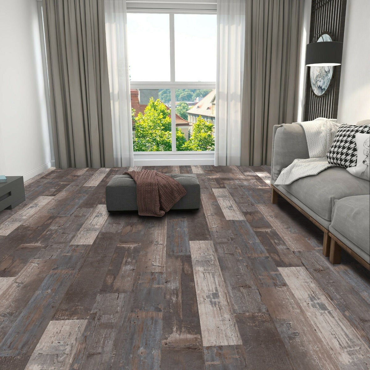 Deco Products Colors Reggae High Variation 6-in W x 36-in L x 2-mm Waterproof Luxury Vinyl Plank Flooring, 30-sq ft Carton