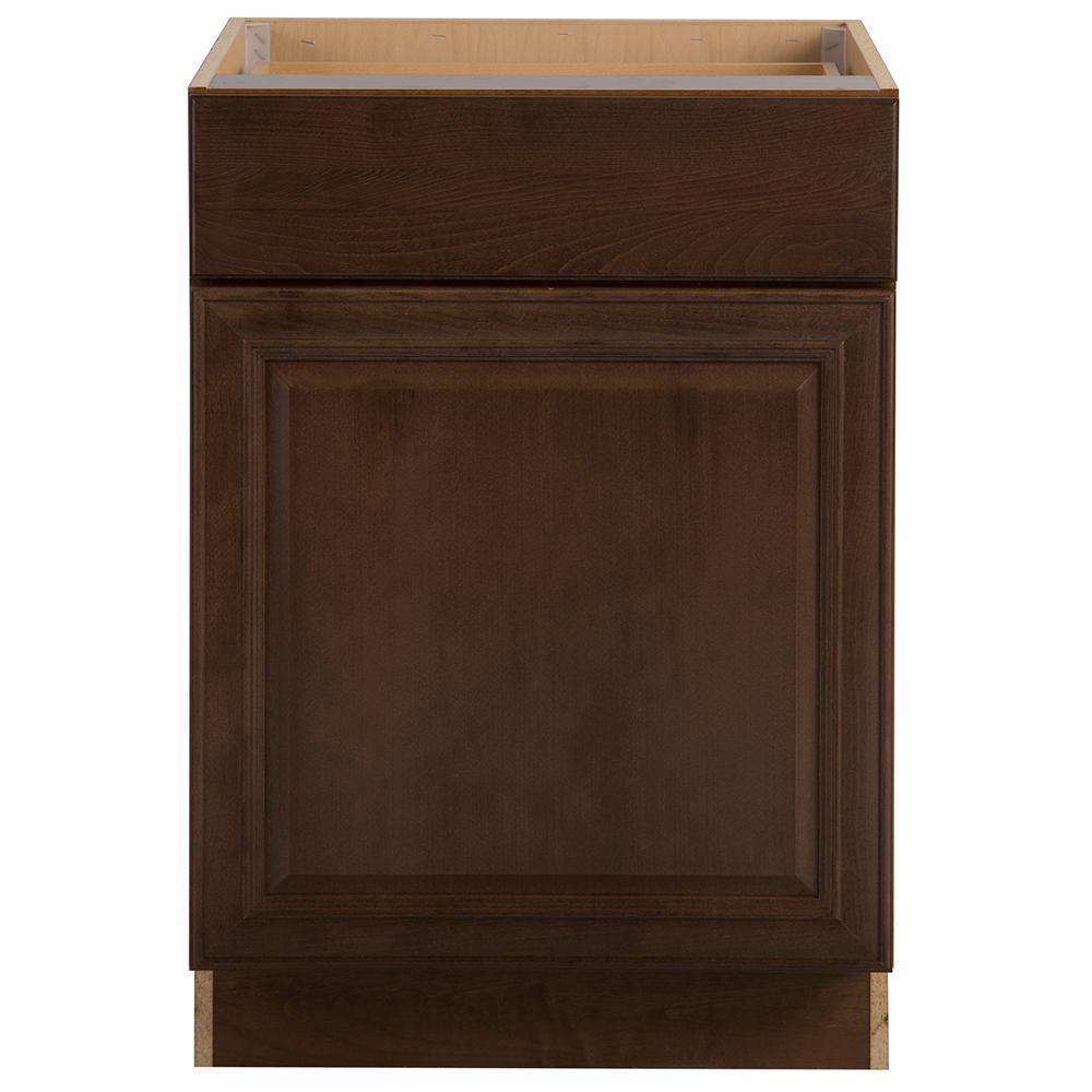 Benton Assembled 12x34.5x24.5 in. Base Cabinet with Soft Close Full Extension Drawer in White - Super Arbor