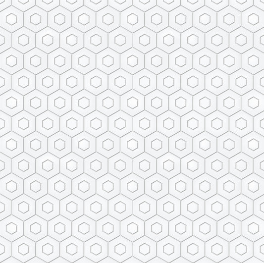 Satori Hudson Brilliant White 12-in x 12-in Matte Porcelain Honeycomb Wall Tile (0.94-sq ft/ Piece)