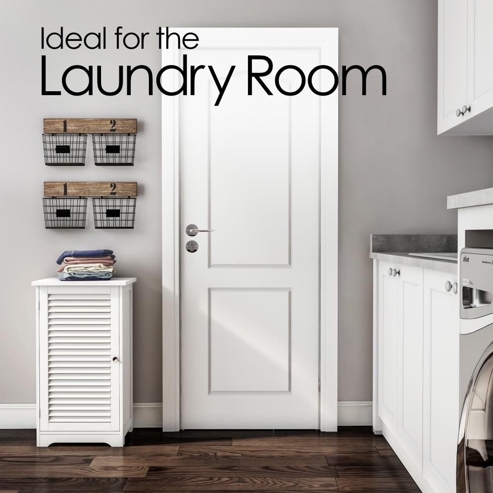Hastings Home Linen Cabinets 17.5-in x 31-in x 11.5-in White Freestanding Linen Cabinet