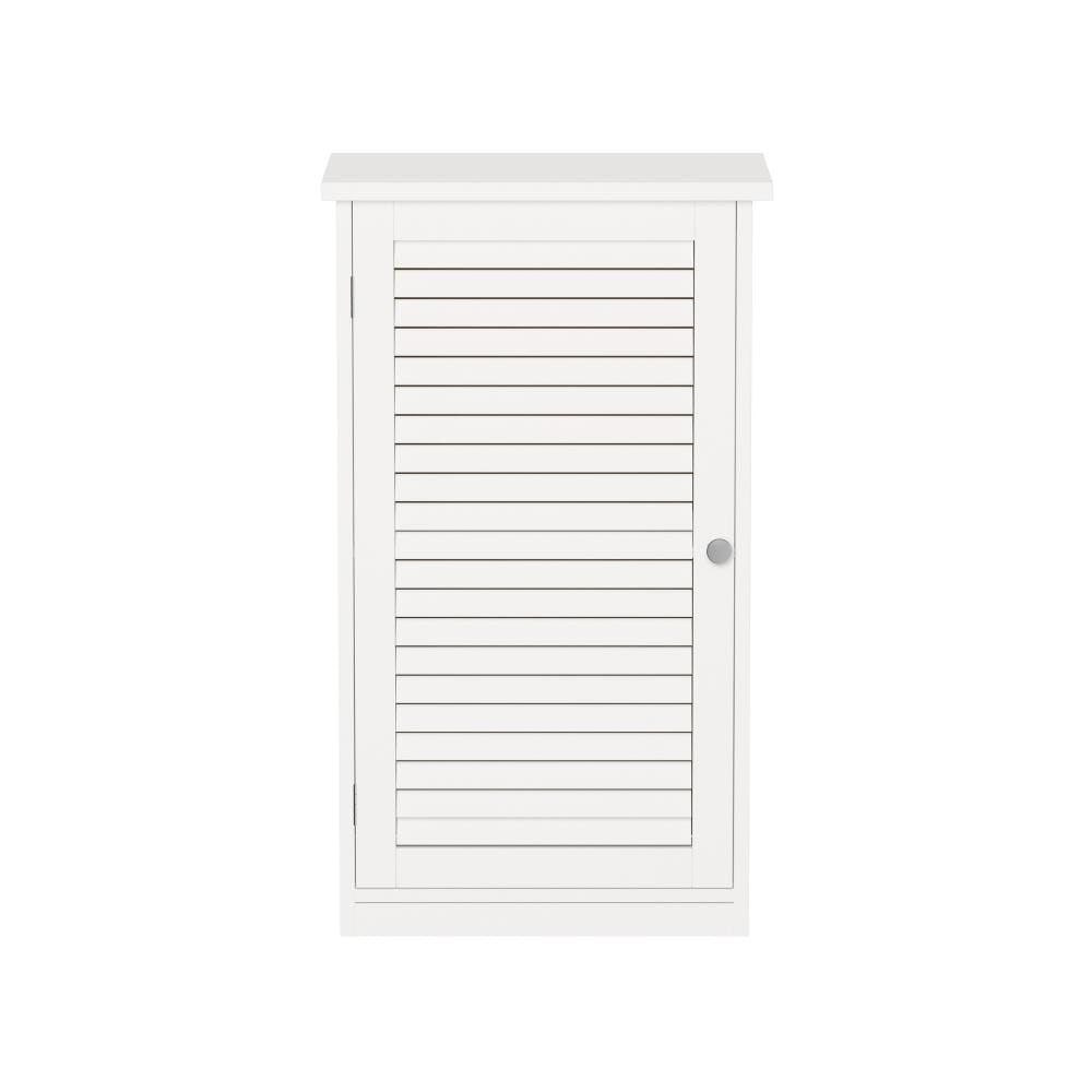 Hastings Home Linen Cabinets 17.5-in x 31-in x 11.5-in White Freestanding Linen Cabinet