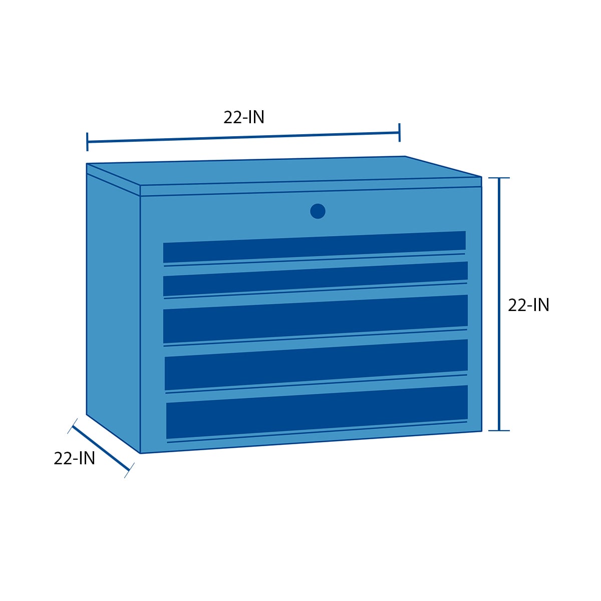 CRAFTSMAN 3000 Series 41-in W x 24.5-in H 4-Drawer Steel Tool Chest (Red)