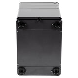 Flash Furniture Contemporary Black 3-Drawer Filing Cabinet, Commercial Grade Metal Construction, Lockable with Rolling Casters, Ergonomic Mobile Design