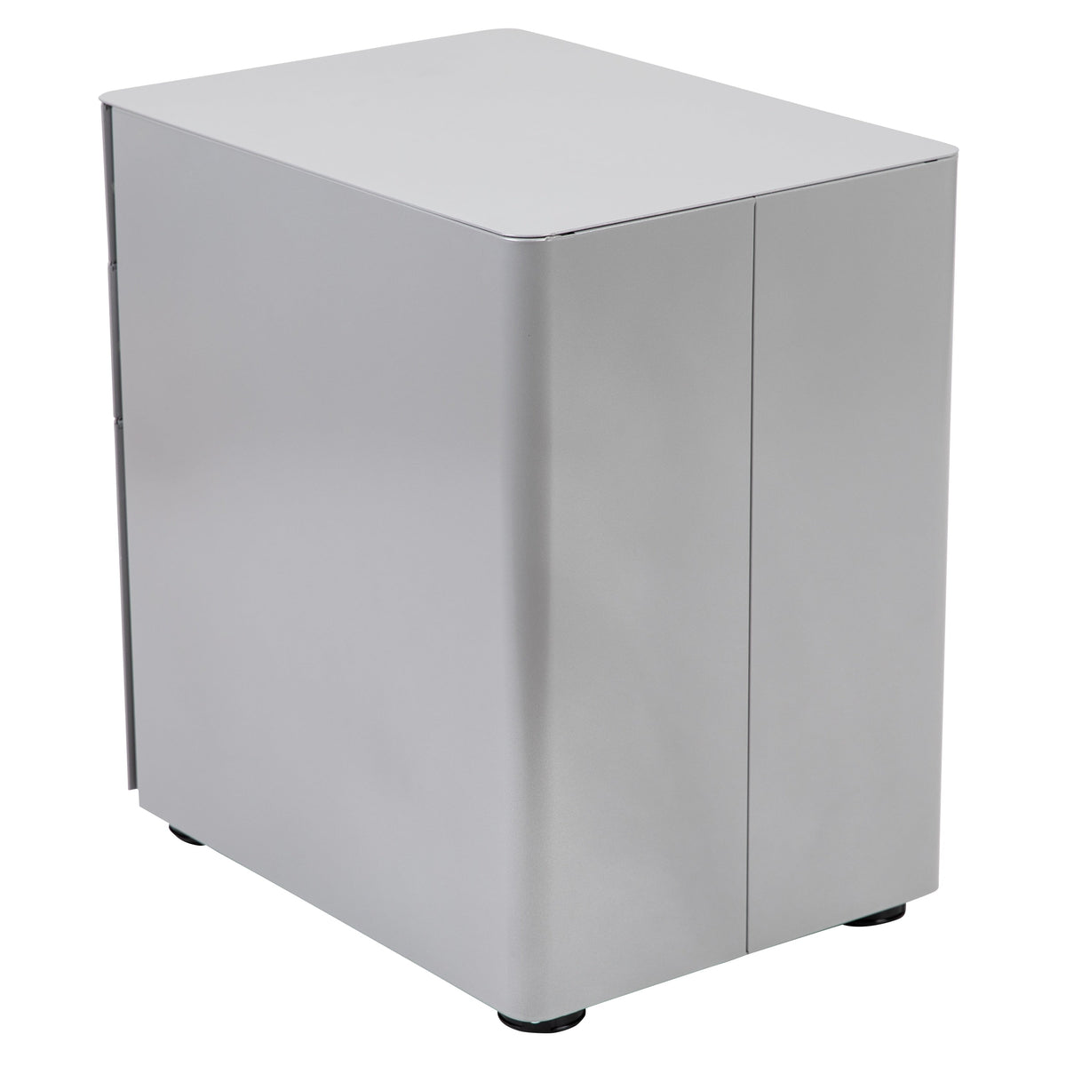Flash Furniture Contemporary Gray 3-Drawer Filing Cabinet, Commercial Grade Metal Construction, Lockable, Ergonomic Mobile Design