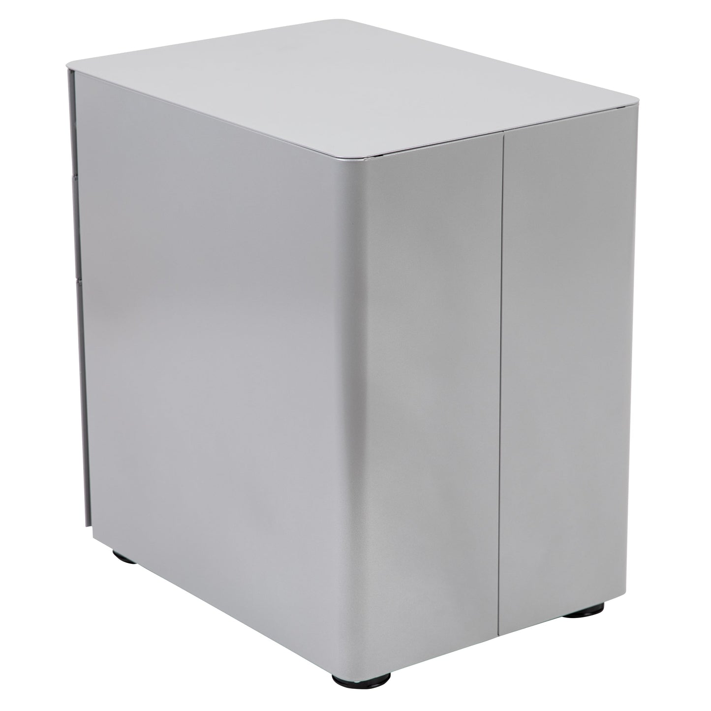 Flash Furniture Contemporary Gray 3-Drawer Filing Cabinet, Commercial Grade Metal Construction, Lockable, Ergonomic Mobile Design