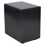 Flash Furniture Modern Black 3-Drawer Filing Cabinet - Ergonomic Mobile Design, Lockable, Commercial Grade Metal File Cabinet, 16  21  24in