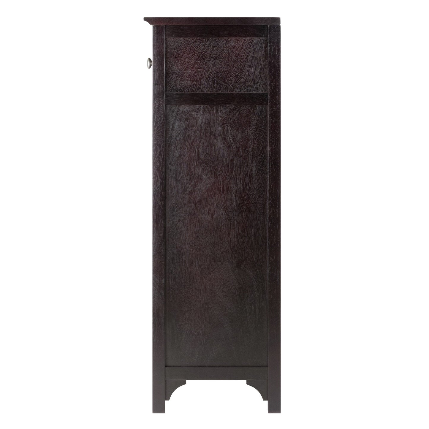 Winsome Wood 24-Bottle Espresso Wood Wine Cabinet