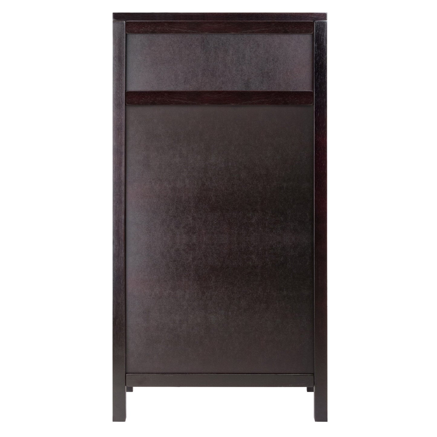 Winsome Wood 24-Bottle Espresso Wood Wine Cabinet