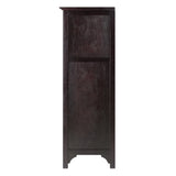 Winsome Wood 20-Bottle Espresso Wood Wine Cabinet