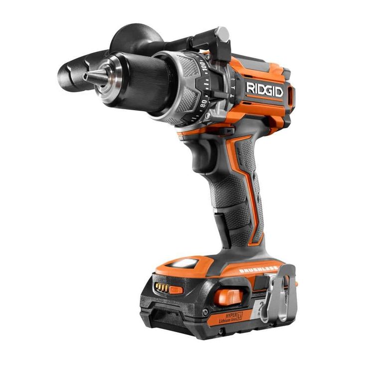 18-Volt Lithium-Ion Cordless Brushless 1/2 in. Compact Hammer Drill Kit with (2) 2.0 Ah Batteries, Charger, and Bag