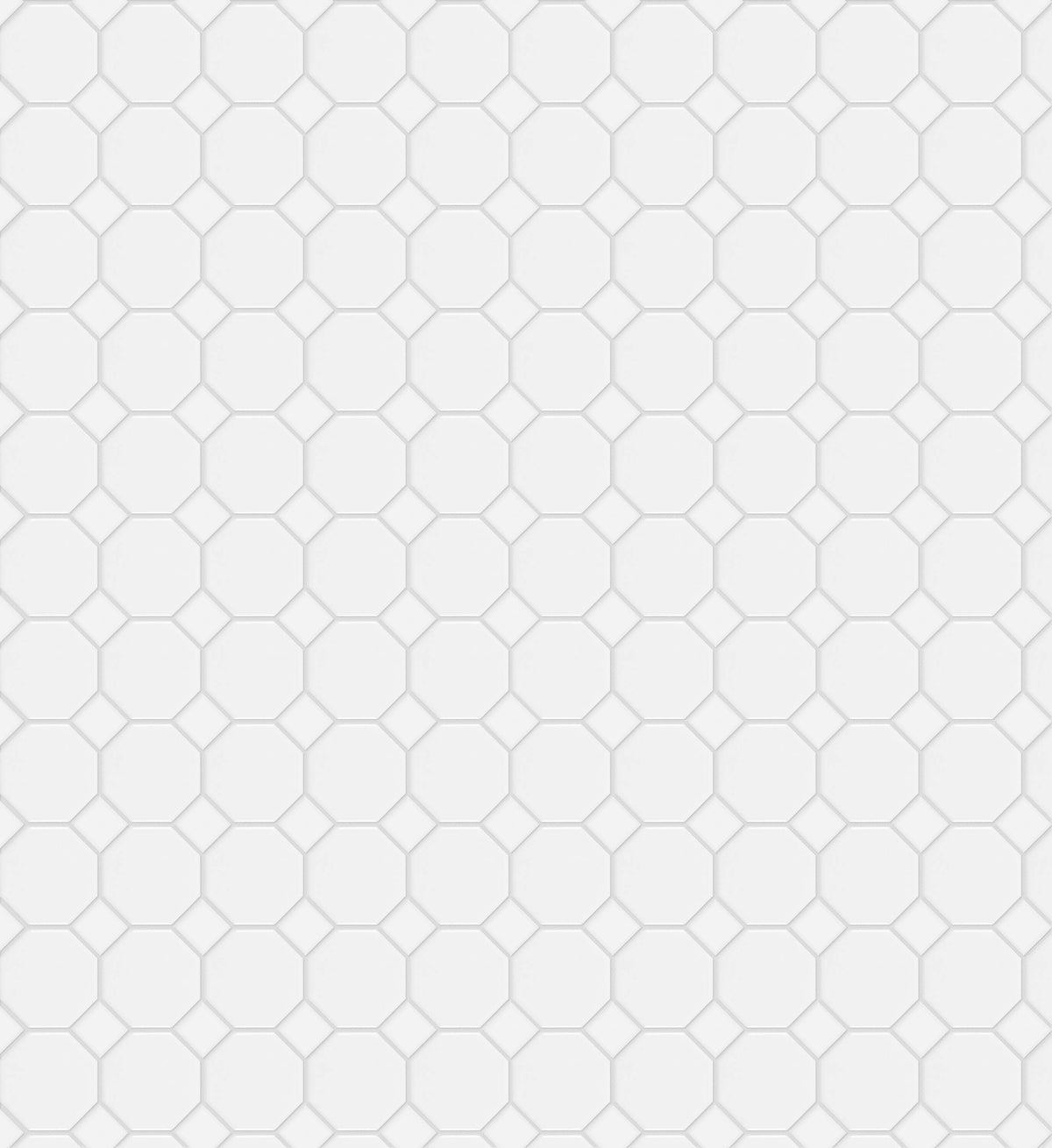 Satori Hudson Brilliant White Bistro 12-in x 12-in Matte Porcelain Mosaic Wall Tile