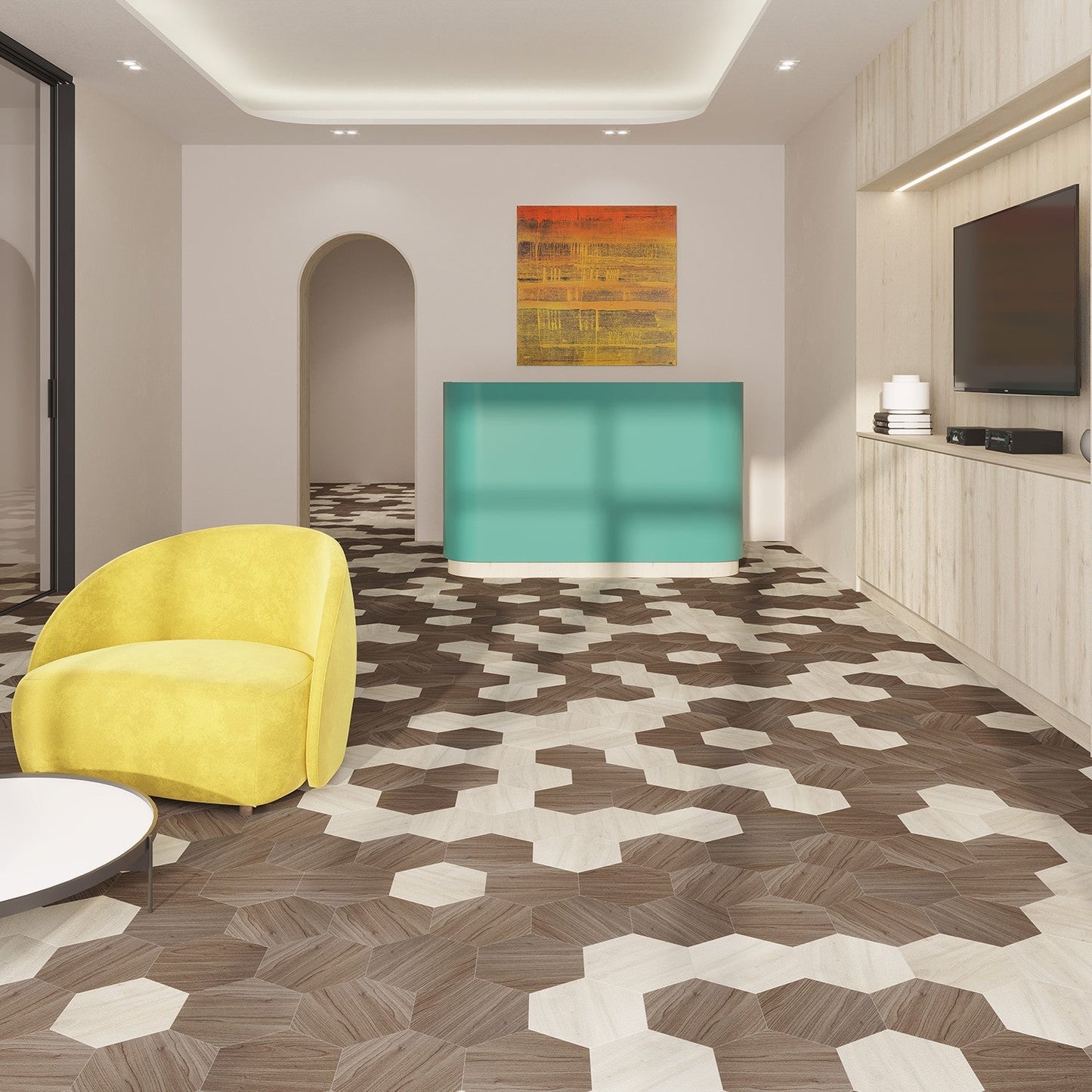 Lucida USA MosaiCore Balsam Poplar 9-in x 9-in Waterproof Luxury Flooring (12.25-sq ft)