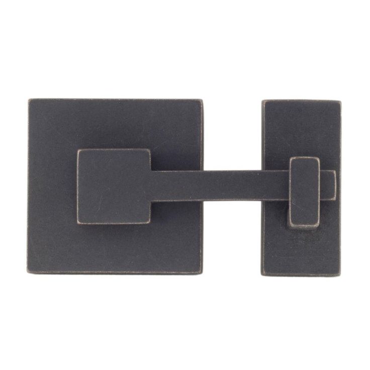 Rhombus 1 in. Oil-Rubbed Bronze Square Latch
