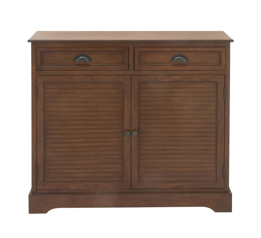 Grayson Lane Brown Pine 2-Drawer Accent Chest