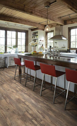 Shaw Perennial Spur Brown 6-mil x 6-in W x 48-in L Waterproof Glue Down Luxury Vinyl Plank Flooring (53.93-sq ft/ Carton)