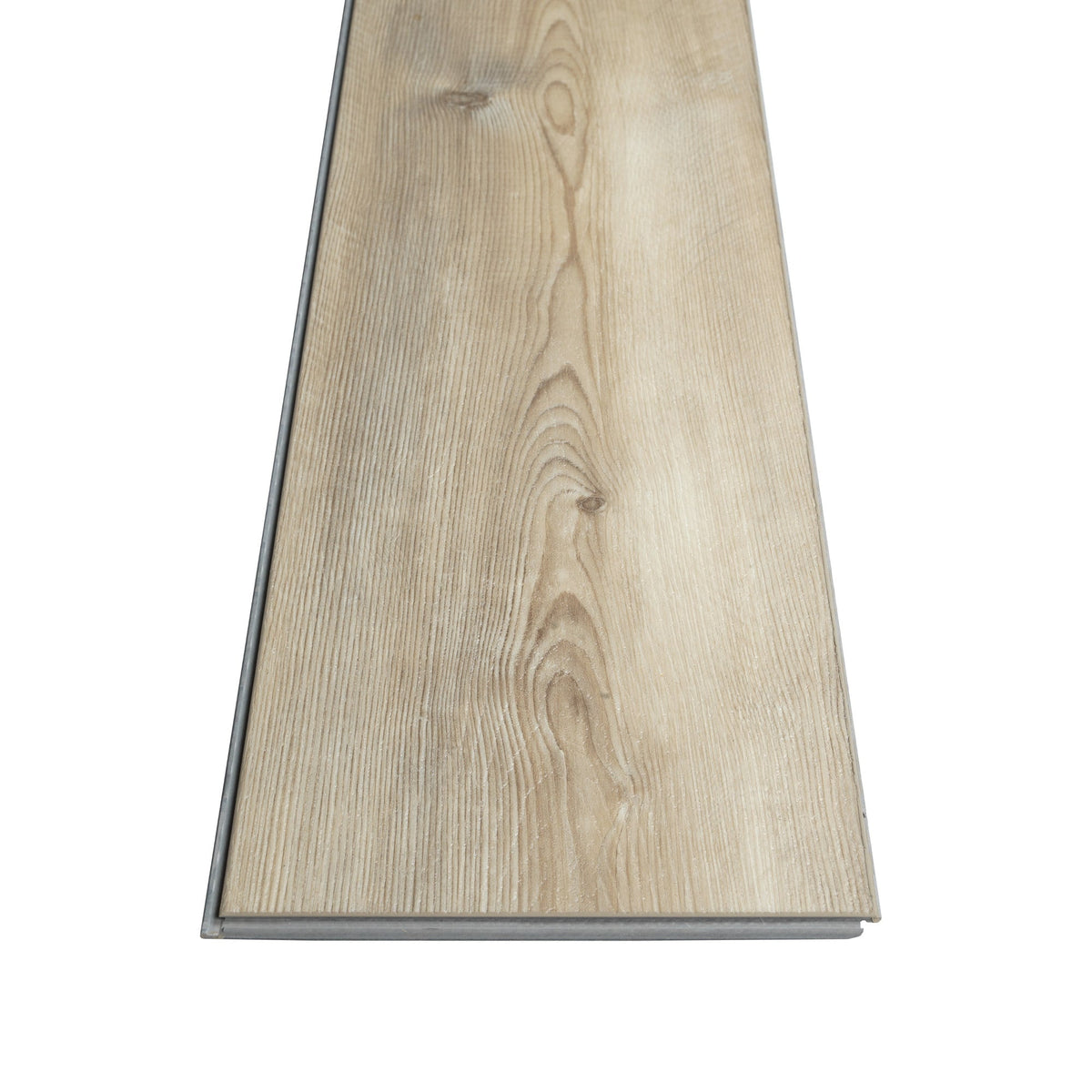 Shaw (Sample) Prismatic Plus Glacier Pine Gray Wood Look 20-mil Waterproof Interlocking or Glue Down Luxury Vinyl Plank