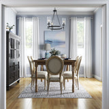 Progress Lighting Strahan 3-Light Black Transitional Chandelier, 25.75-in W x 23.87-in H