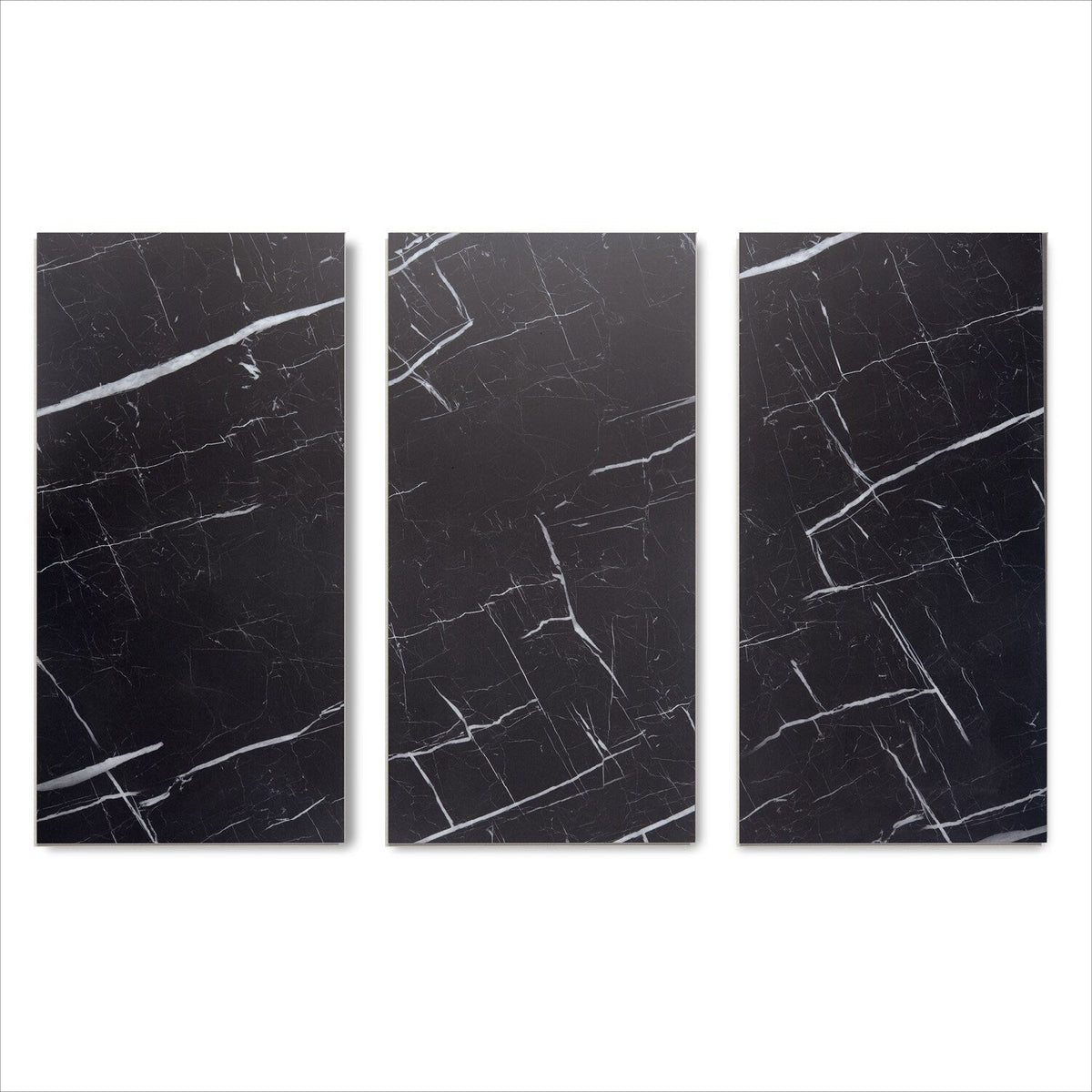 Lucida USA Terracore Nero Marquina Gray 22-mil x 12-in W x 24-in L Waterproof Interlocking Luxury Vinyl Plank Flooring (16-sq ft/ Carton)