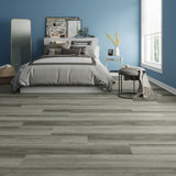 Lucida USA Maxcore Silver Leaf Gray 28-mil x 7-3/32-in W x 48-in L Waterproof Interlocking Luxury Vinyl Plank Flooring (24.5-sq ft/ Carton)