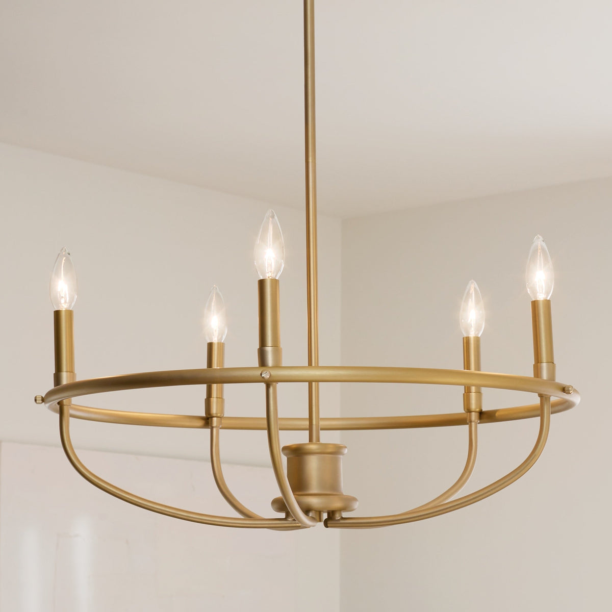 Kichler Bethel 5-Light Bronze Modern/Contemporary Chandelier