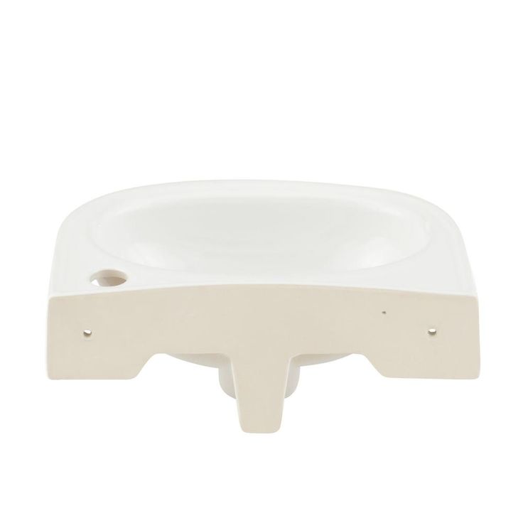 Tina Wall-Mounted Bathroom Sink in White