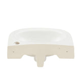 Tina Wall-Mounted Bathroom Sink in White
