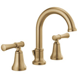 Chamberlain 8 in. Widespread Double Handle Bathroom Faucet in Champagne Bronze