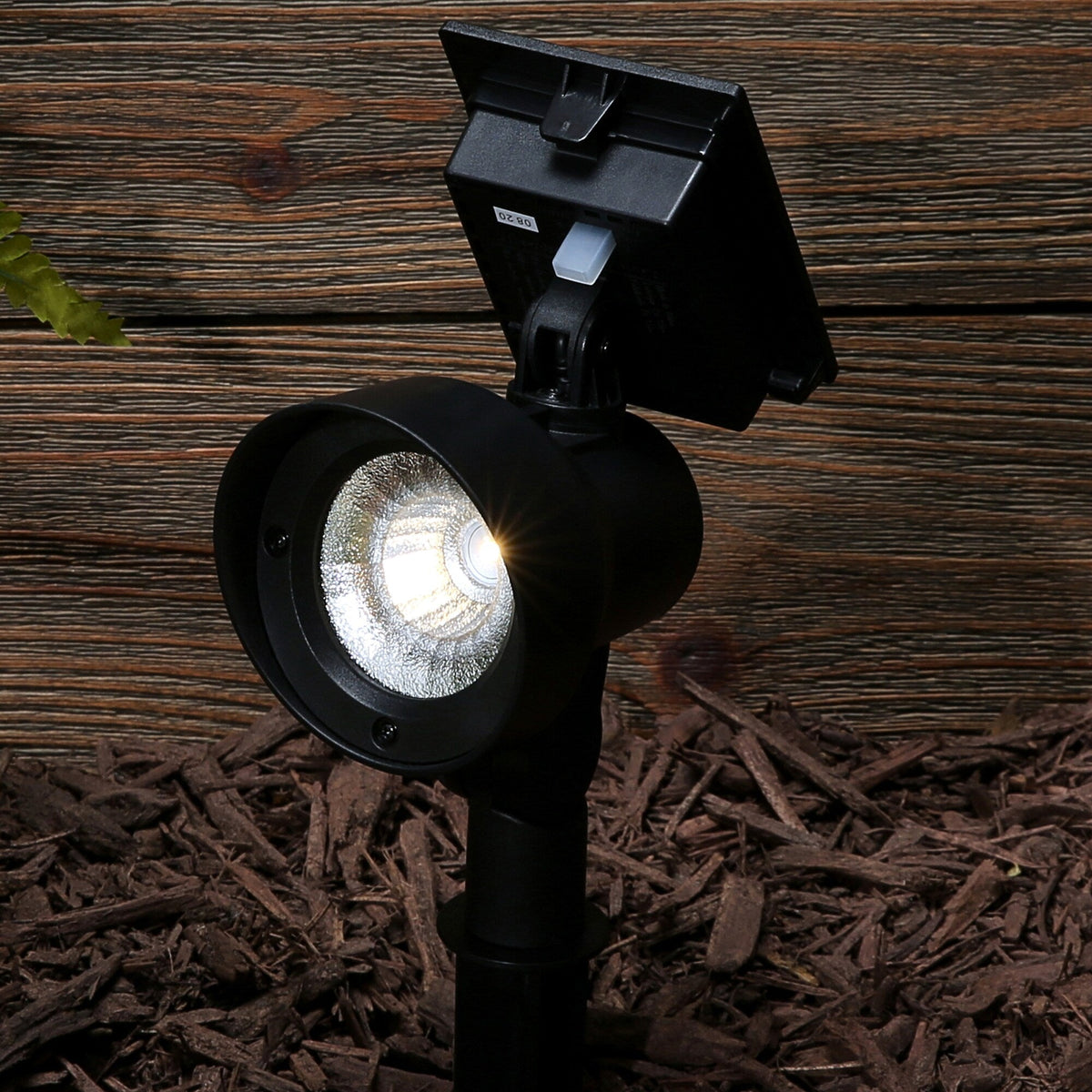Portfolio 20-Lumen Black Solar LED Landscape Flood Light