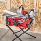CRAFTSMAN 10-in Carbide-Tipped Blade 15-Amp Portable Jobsite Table Saw with Folding Stand