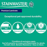 STAINMASTER PetProtect Amberley Oak 12-mm T x 7-1/2-in W x 47-1/4-in L Waterproof Wood Plank Laminate Flooring (22.09-sq ft / Carton)