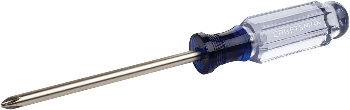 CRAFTSMAN Acetate Handle #2 Phillips Screwdriver, 4 in. Shaft (CMHT65004)