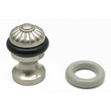 Solid Brass Melon Bullet Floor Door Stop in Oil-Rubbed Bronze - Super Arbor
