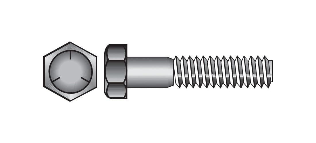 Hillman 3/4 in. Dia x 2-1/2 in. L Heat Treated Zinc Steel Hex Head Cap Screw, 20-Pack