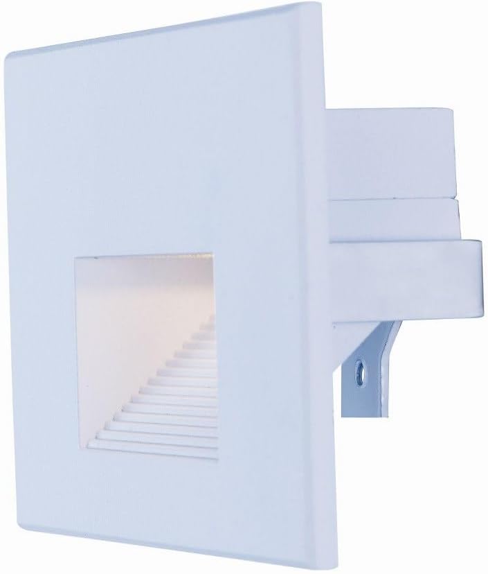 Maxim Lighting Pack Path Standard 4-Watt Integrated LED Step/Path Light, Horizontal Wide Beam, White, 120V Hardwired