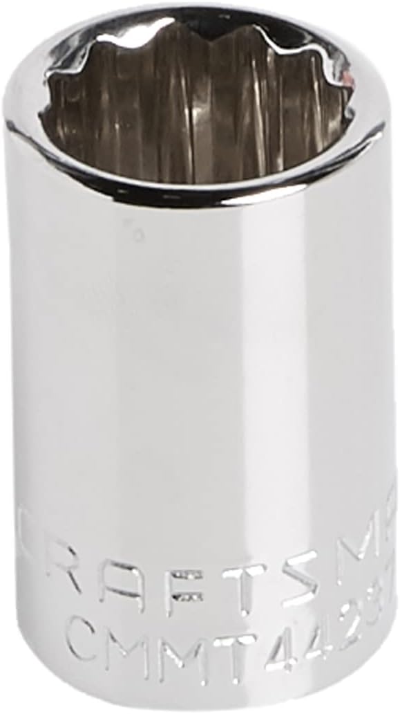 Craftsman 17 mm Metric Shallow Socket, 1/2 in. Drive, 12-Point (CMMT44237)