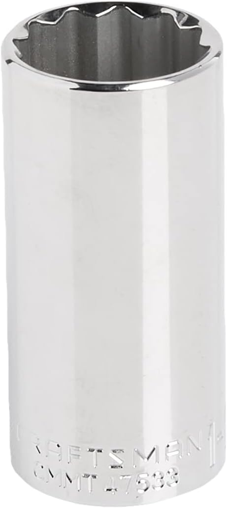 Craftsman 1-1/8 in. SAE 12-Point Deep Socket, 1/2 in. Drive (CMMT47533)