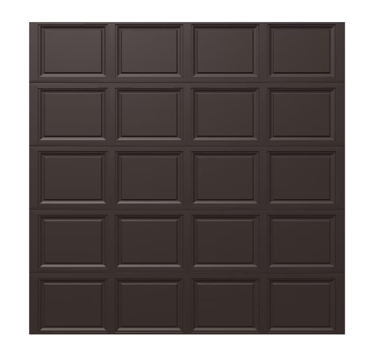Wayne Dalton Classic Steel Model 9100 8-ft x 8-ft Insulated Brown Single Garage Door