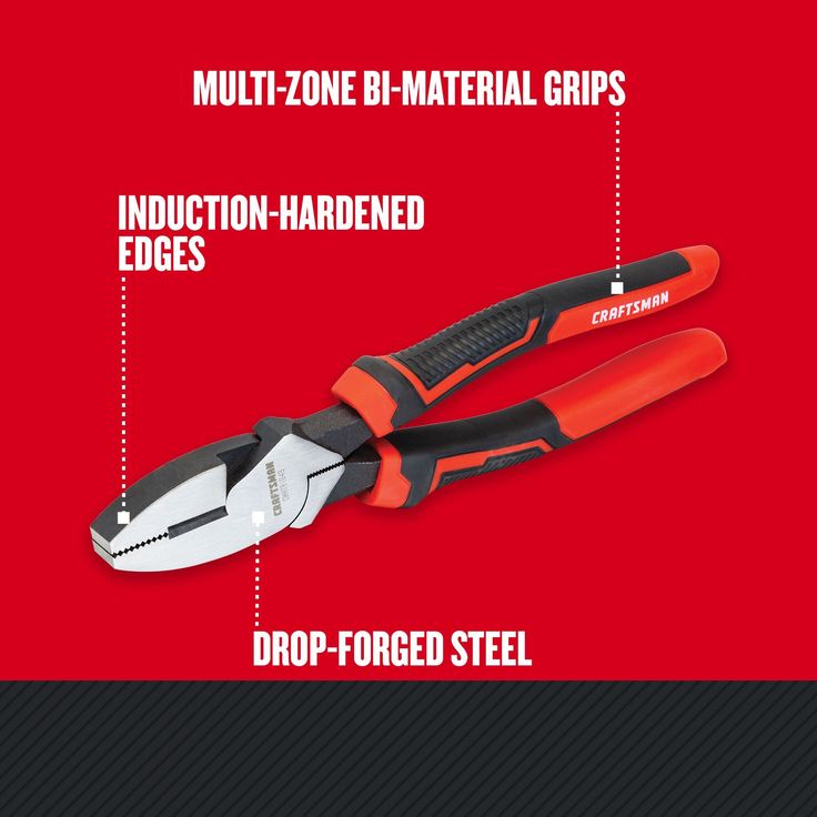 CRAFTSMAN 9.5-in Electrical Linesman Pliers with Wire Cutter