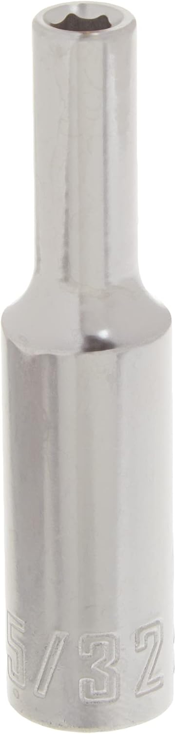 Craftsman SAE 6-Point Deep Socket, 5/32 in., 1/4 in. Drive (CMMT99102)