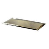 Reflections Gold Beveled Subway 3 in. x 12 in. Glass Mirror Wall Tile (1 sq. ft. )