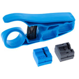 PrepPro Stripper Coax/UTP Cable Stripper, Blue/Gray - Super Arbor