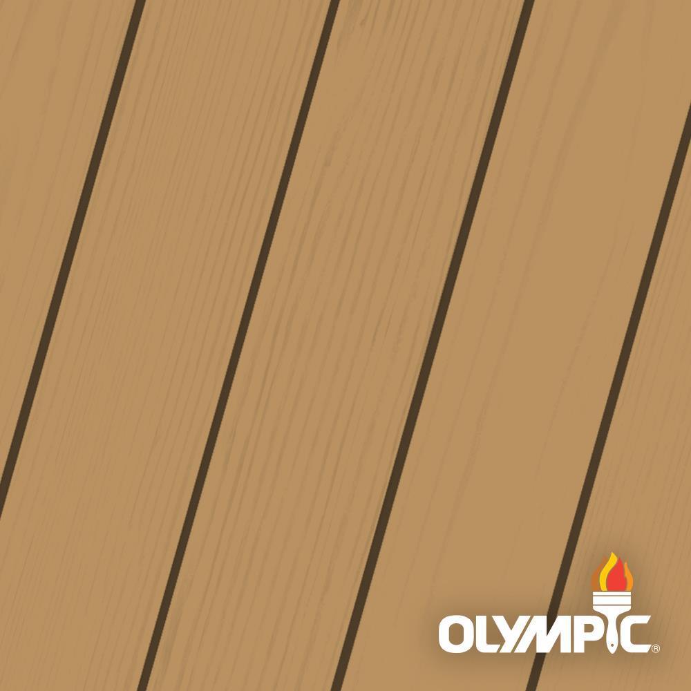 Olympic Elite 3 gal. Rustic Cedar Solid Advanced Exterior Stain and Sealant in One - Super Arbor