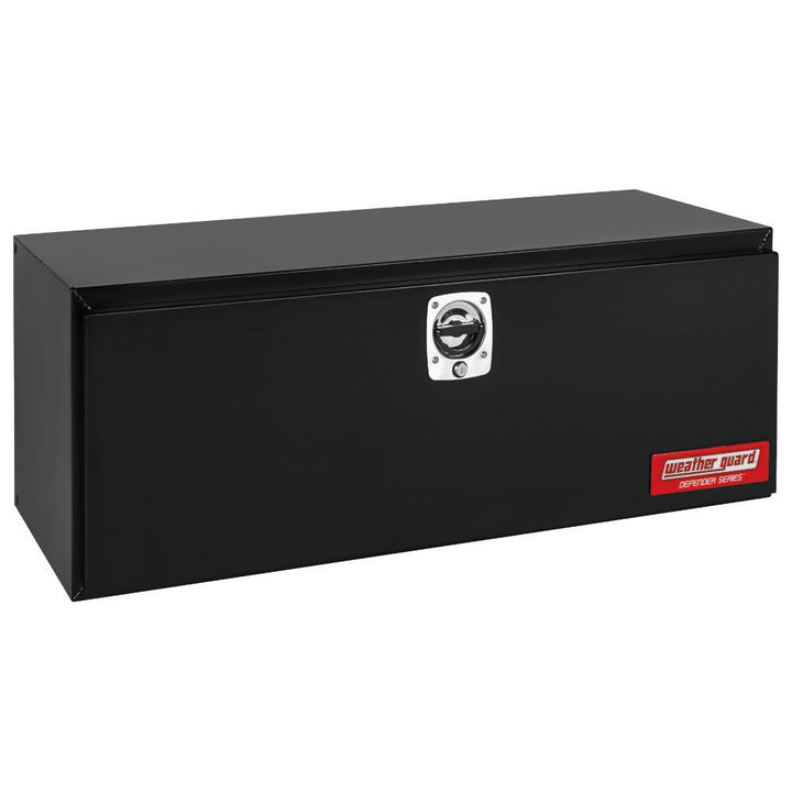 Weather Guard 48 Matte Black Aluminum  Underbody Truck Tool Box - Super Arbor