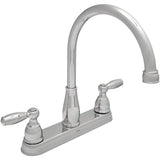 Foundations 2-Handle Standard Kitchen Faucet in Chrome - Super Arbor