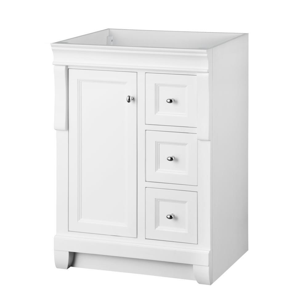 Naples 30 in. W Bath Vanity Cabinet Only in Tobacco with Right Hand Drawers - Super Arbor
