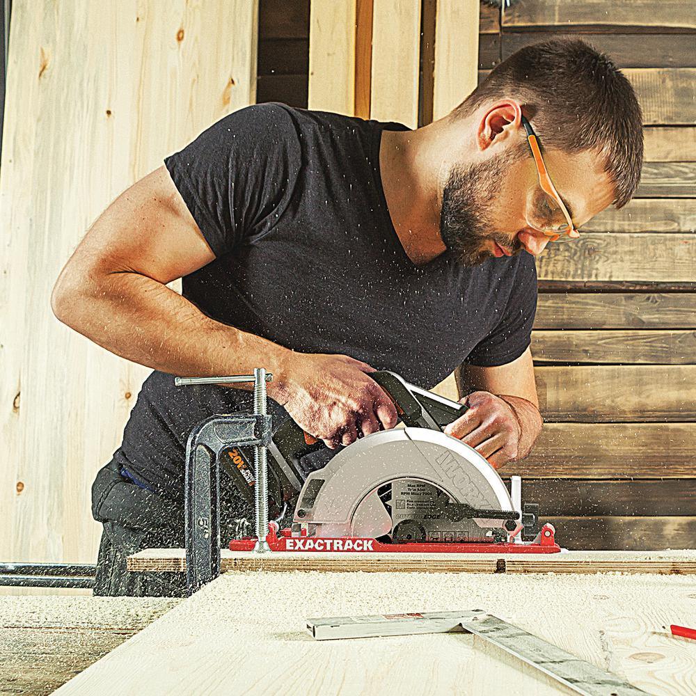 POWER SHARE 20-Volt 6-1/2 in. Circular Saw ExacTrack - Super Arbor